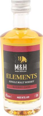 M&H Elements Sherry Cask 46% 50ml