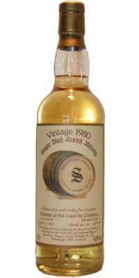 Caol Ila 1980 SV Vintage Collection Oak Cask #2380 43% 700ml