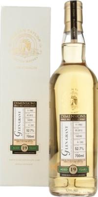 Glen Grant 1992 DT Dimensions Oak Cask #142040 52.7% 700ml