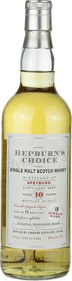 Speyburn 2007 LsD Refill Butt 46% 700ml