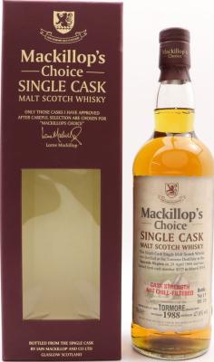 Tormore 1988 McC Single Cask Cask Strength #4177 47.8% 700ml