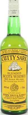 Cutty Sark Blended Scots Whisky BR Continental Bodega Company 40% 700ml