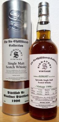 Glenlivet 1996 SV The Un-Chillfiltered Collection 1st Fill Sherry Butt 163416 46% 700ml