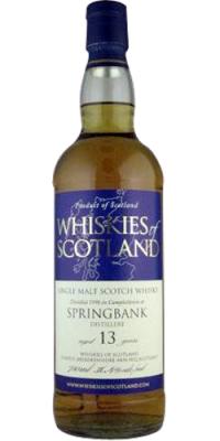 Springbank 1996 SMD Whiskies of Scotland 56.4% 700ml