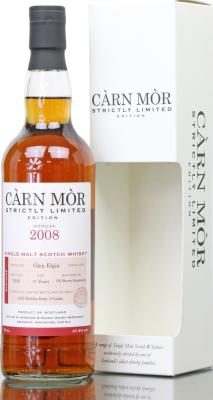 Glen Elgin 2008 MMcK Carn Mor Strictly Limited Edition 3 PX Sherry Hogshead 47.5% 700ml