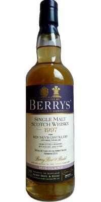 Ben Nevis 1997 BR Berrys Fino Sherry Cask Whisky Village Nurnberg 2016 57.2% 700ml