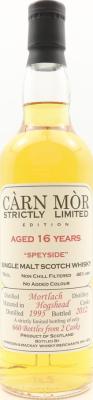 Mortlach 1995 MMcK Carn Mor Strictly Limited Edition 16yo 2 Hogsheads 46% 700ml