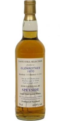 Glenrothes 1970 TS Selection Bourbon Cask #10590 41.8% 700ml