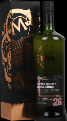 Glenlossie 1992 SMWS 46.77 Garden centres and weddings Refill Ex-Bourbon Hogshead 53.6% 700ml