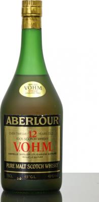 Aberlour 12yo V.O.H.M. Pure Malt Scotch Whisky 43% 750ml