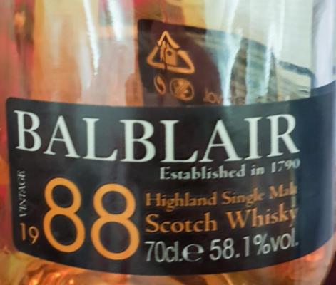 Balblair 1988 58.1% 700ml