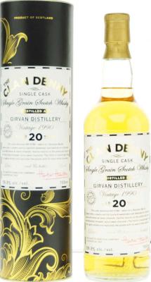 Girvan 1990 HH The Clan Denny Bourbon Barrel 59.3% 700ml