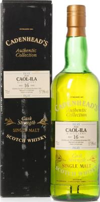 Caol Ila 1977 CA Authentic Collection Oak Cask 57.9% 700ml