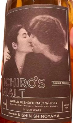 Ichiro's Malt World Blended Malt Whisky Double Fantasy Black 48% 700ml