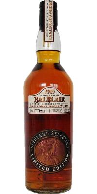 Balblair 1969 Highland Selection Limited Edition Bourbon Barrel #1217 LMDW Exclusive 55% 700ml