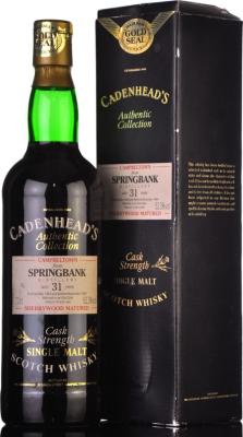 Springbank 1963 CA Authentic Collection Sherry Wood 52.3% 700ml