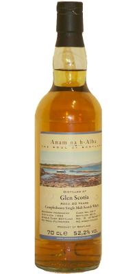 Glen Scotia 1992 ANHA The Soul of Scotland Bourbon Hogshead 08-71 52.2% 700ml