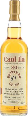 Caol Ila 1980 BF #4686 54.2% 700ml