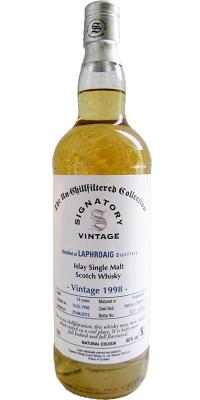 Laphroaig 1998 SV The Un-Chillfiltered Collection 700165 + 700166 46% 700ml