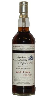 Springbank 1993 Kb Single Cask #366 46% 700ml