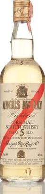 Angus McKay 5yo Pure Malt Scotch Whisky 40% 700ml