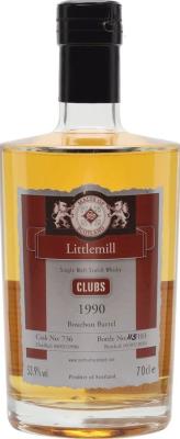 Littlemill 1990 MoS Clubs Bourbon Barrel #736 The Fulldram Whiskyclub 53.9% 700ml