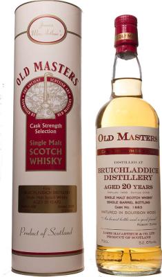 Bruichladdich 1988 JM Old Masters Cask Strength Selection Bourbon Wood #1883 52.6% 700ml