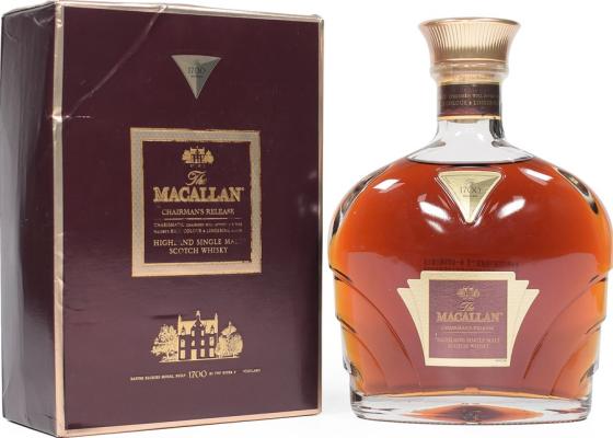Macallan The 1700 Series Chairman's Release Sherry Chinese Market 43% 700ml