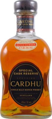 Cardhu Special Cask Reserve Speyside 40% 700ml