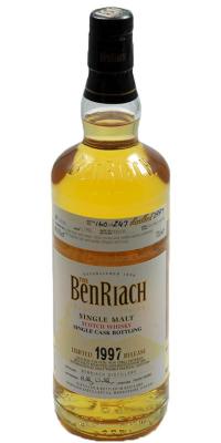 BenRiach 1997 for Whisky Festival Gent Bourbon Barrel #83038 46% 700ml