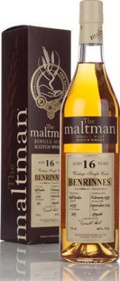 Benrinnes 1997 MBl The Maltman Refill Bourbon Cask #2255 46% 700ml
