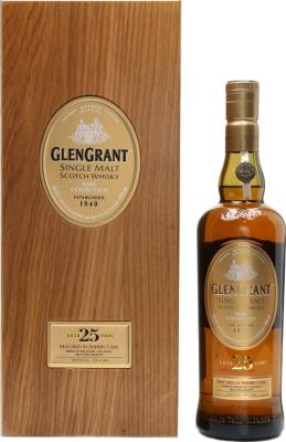 Glen Grant 25yo Rare Collection Sherry Cask 43% 700ml