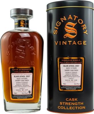 Blair Athol 2007 SV 53.7% 700ml