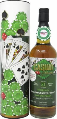 Tobermory 1995 HtF Poker Casino Series Poker Rum Cask #150067 47.6% 700ml
