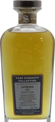 Laphroaig 1991 SV Cask Strength Collection 16yo Bourbon Barrel #6990 53.7% 700ml
