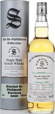 Linkwood 2009 SV The Un-Chillfiltered Collection Bourbon Barrel 46% 700ml