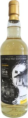Bunnahabhain 2013 WPB Staoisha co-brand 01 Hogshead 10539 Joint Bottling with O'my Bar 58.7% 700ml