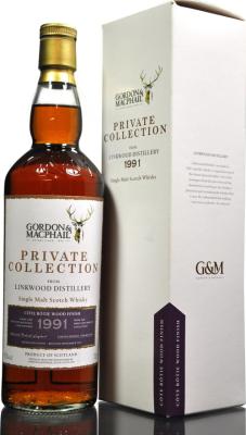 Linkwood 1991 GM Private Collection Cote Rotie Wood Finish 45% 700ml