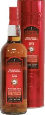 Mull's Finest 2014 MM Mystery Malt Limited Release 1st fill Justino's Madeira High Spirits Import 56.7% 700ml