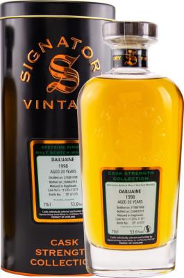 Dailuaine 1998 SV Cask Strength Collection 11370 & 11371 53.6% 700ml