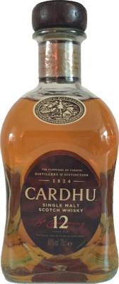 Cardhu 12yo Wine Cask Matured 40% 700ml