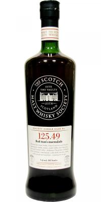 Glenmorangie 2001 SMWS 125.49 Real man's marmalade Refill Barrique ex Burgundy 60.8% 700ml