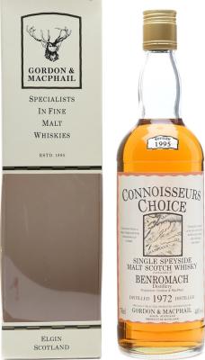 Benromach 1972 GM Connoisseurs Choice 40% 700ml