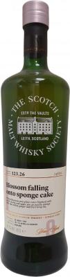 Glengoyne 2008 SMWS 123.26 Blossom falling onto sponge cake 1st Fill Ex-Bourbon Barrel 61.2% 700ml