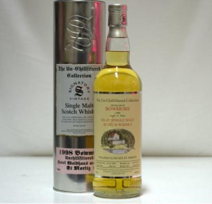 Bowmore 1998 SV Refill Butt #800192 Waldhaus am See St. Moritz 46% 700ml