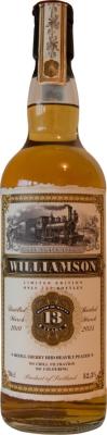 Williamson 2010 JW Old Train Line Refill Sherry Hogshead 52.3% 700ml