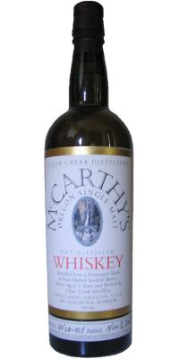 McCarthy's Oregon 3yo Oregon Single Malt 42.5% 750ml