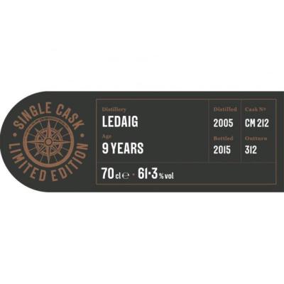 Ledaig 2005 HMcD CM 212 61.3% 700ml