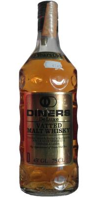 Diners 15yo De Luxe Vattted Malt Whisky 43% 750ml
