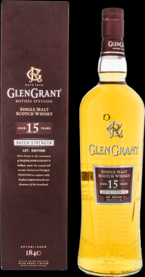 Glen Grant 15yo First-Fill Ex-Bourbon Casks 50% 1000ml